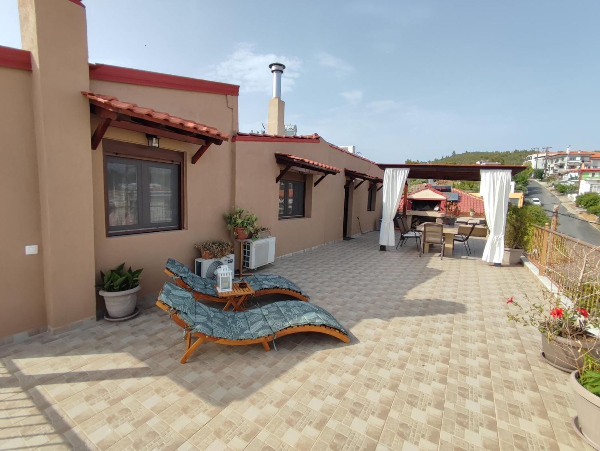 Theasis Luxury Panoramic Penthouse Apartamento Néos Marmarás Exterior foto